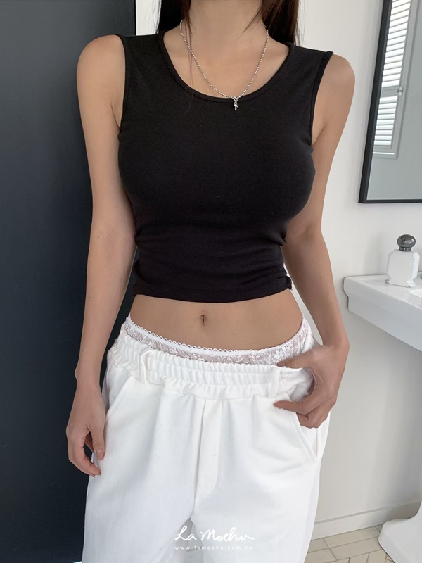 後美背交叉罩杯背心(闆娘.花花清單)
